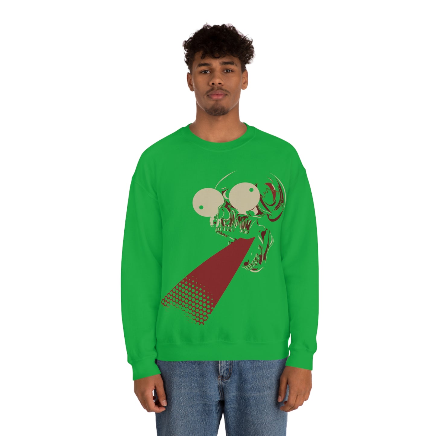 Big Eye Skully Crewneck Sweatshirt