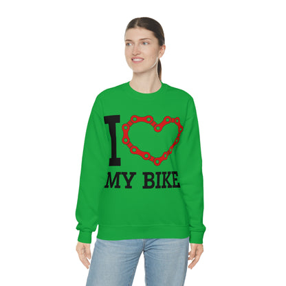 I love my bike Crewneck Sweatshirt