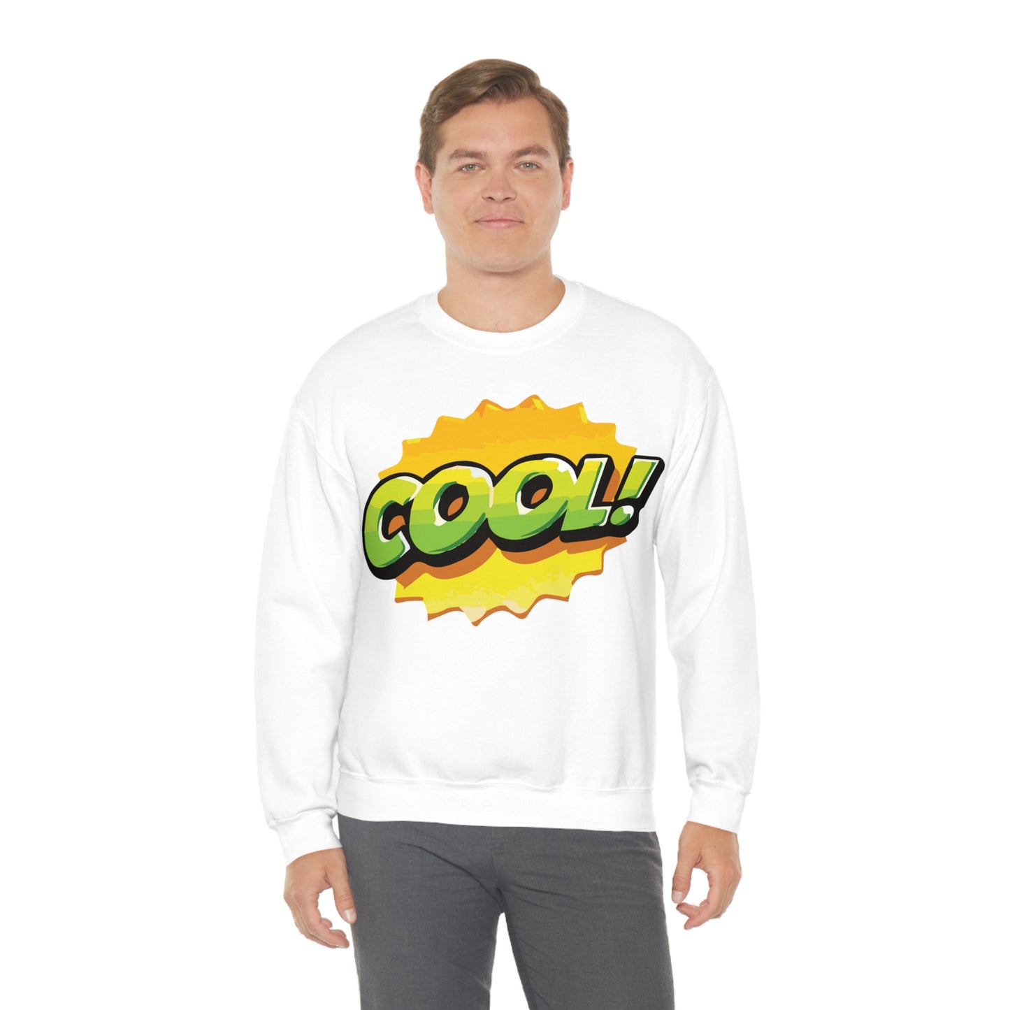 Cool! colorful graphic Crewneck Sweatshirt