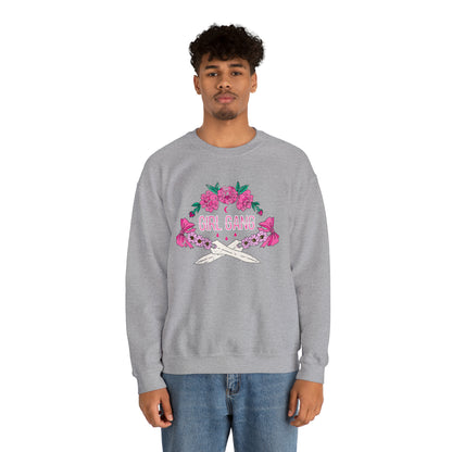 Girl Gang Beauty and Dangerous Crewneck Sweatshirt