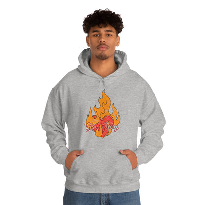 Girl Gang on Fire Hoodie