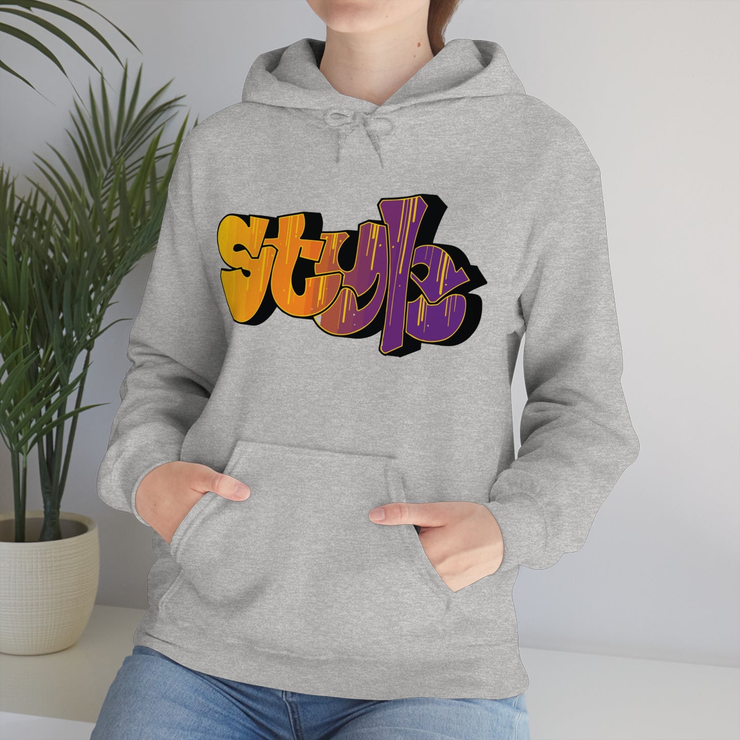 Style colorful graffiti Hoodie