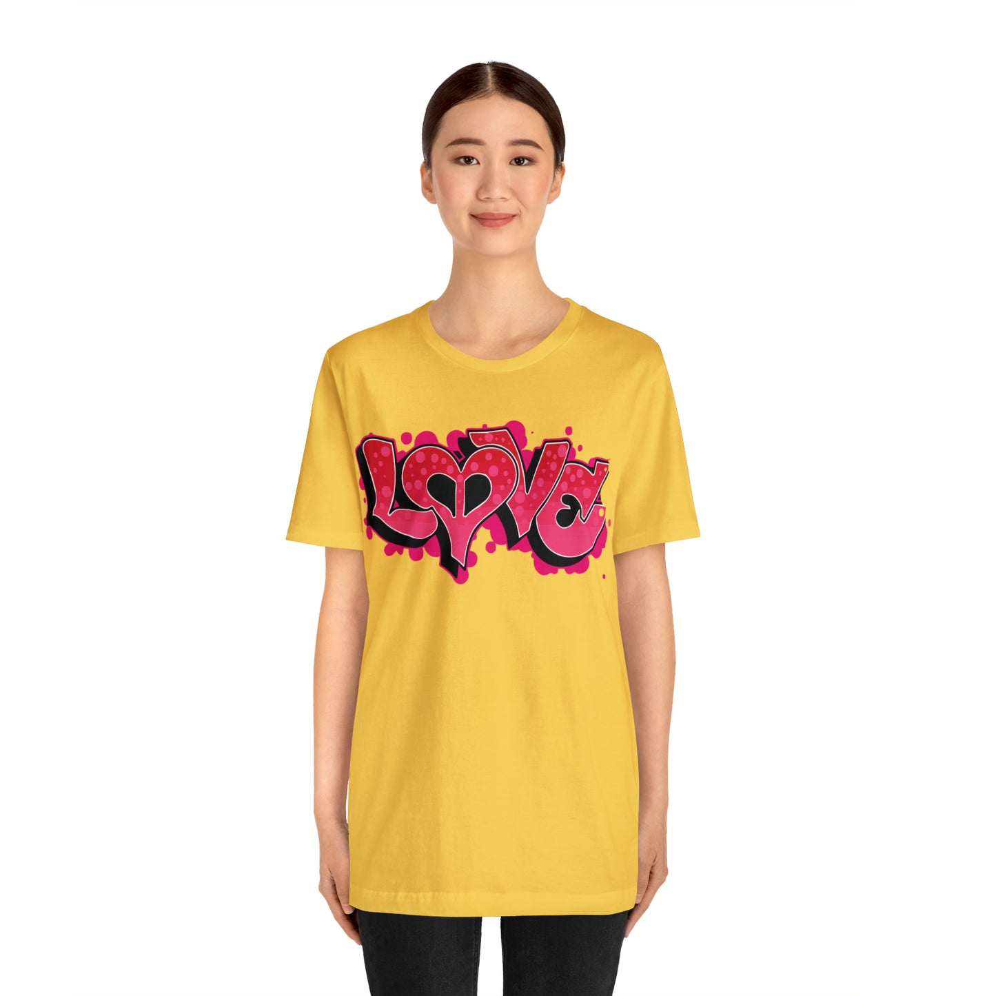 Peace and Love graffiti T-Shirt