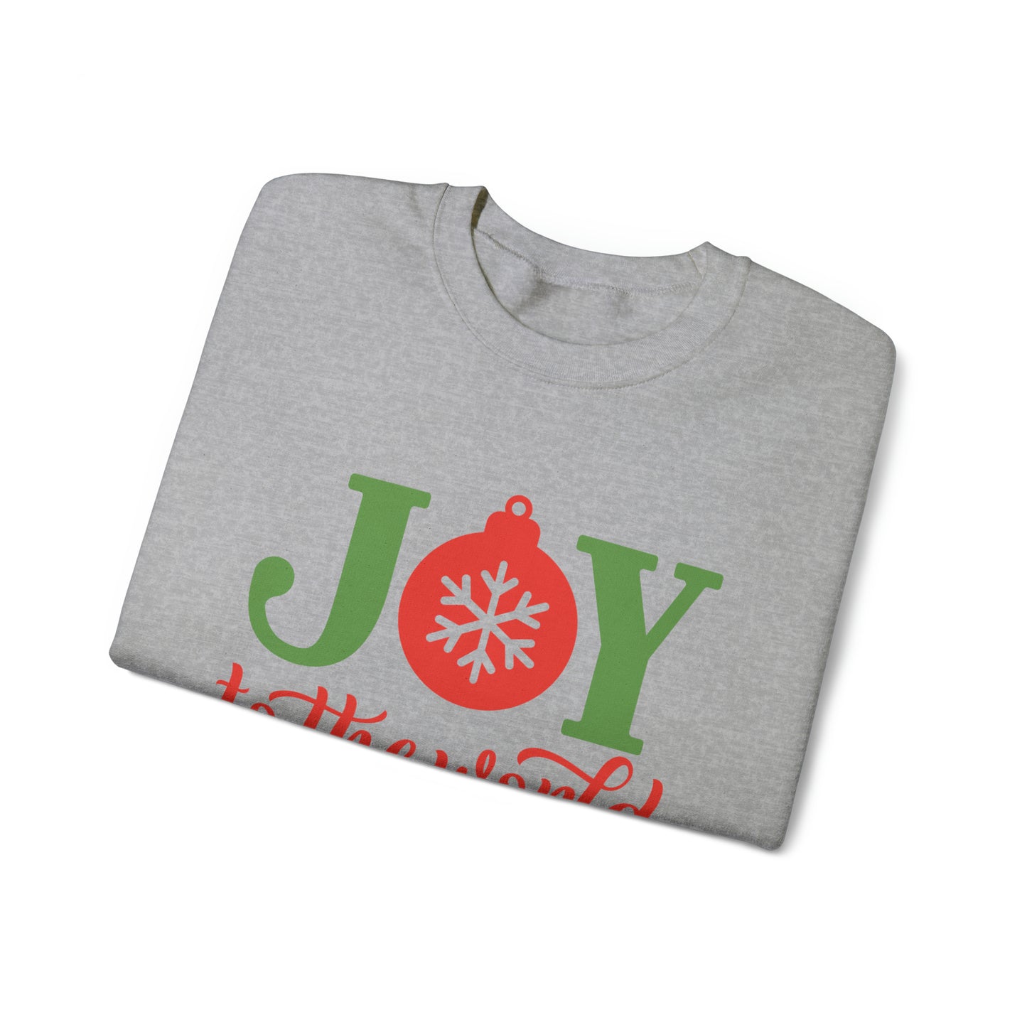 Joy To The World Christmas Crewneck Sweatshirt