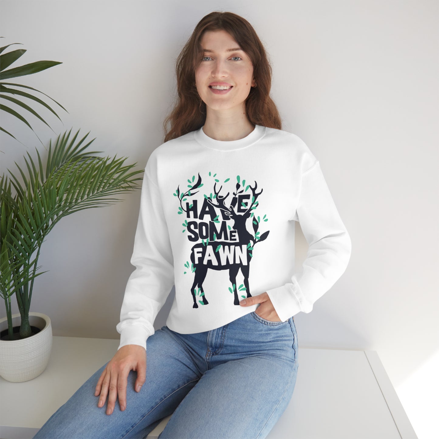 Have Some Fawn Crewneck Sweatshirt