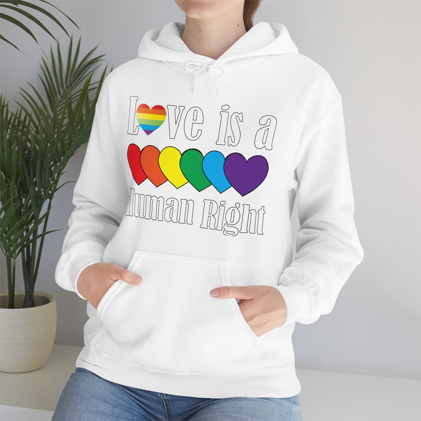 Love is a Human right Hoodie