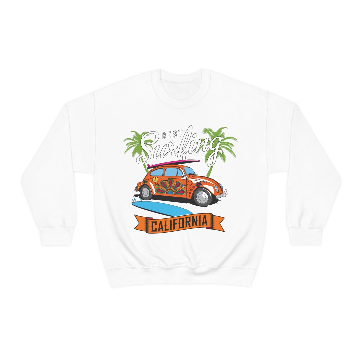 Best Surfing California Buggy Crewneck Sweatshirt