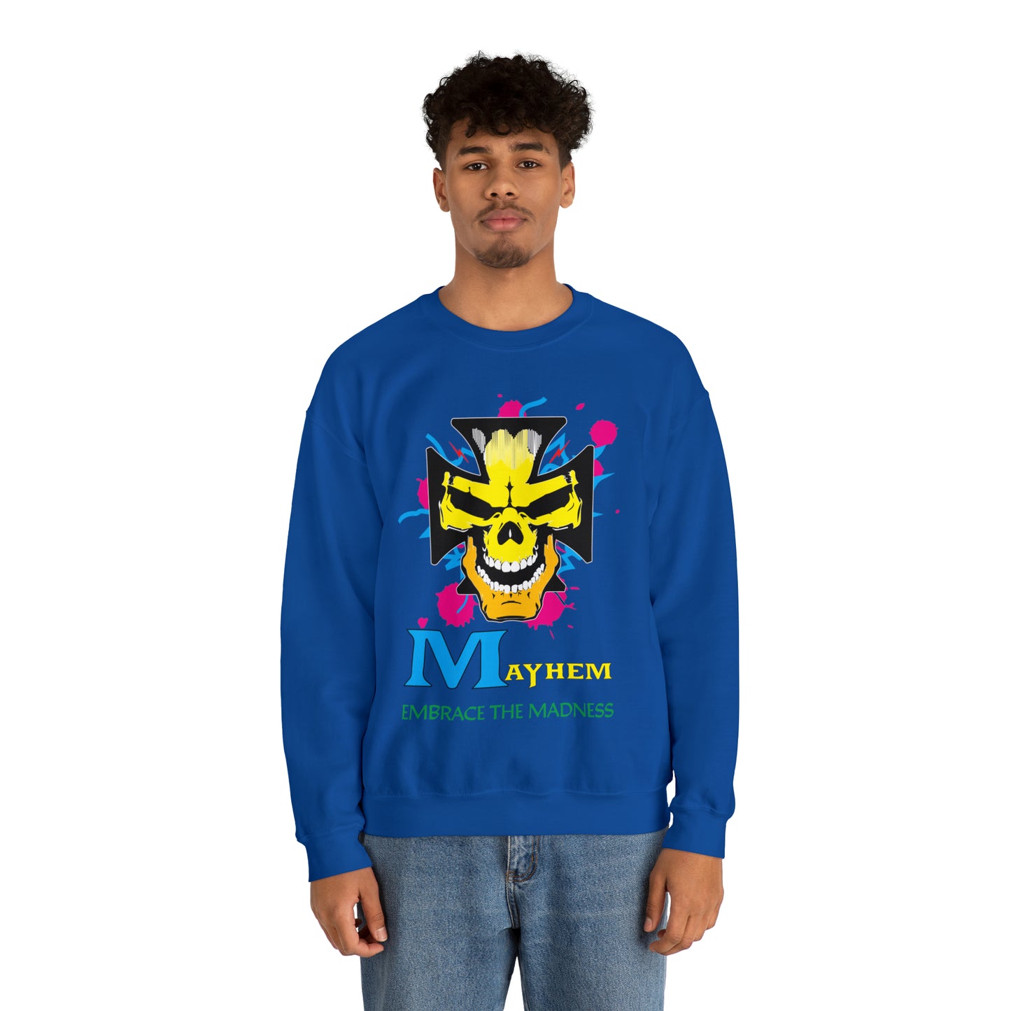 Mayhem embrace madness Crewneck Sweatshirt