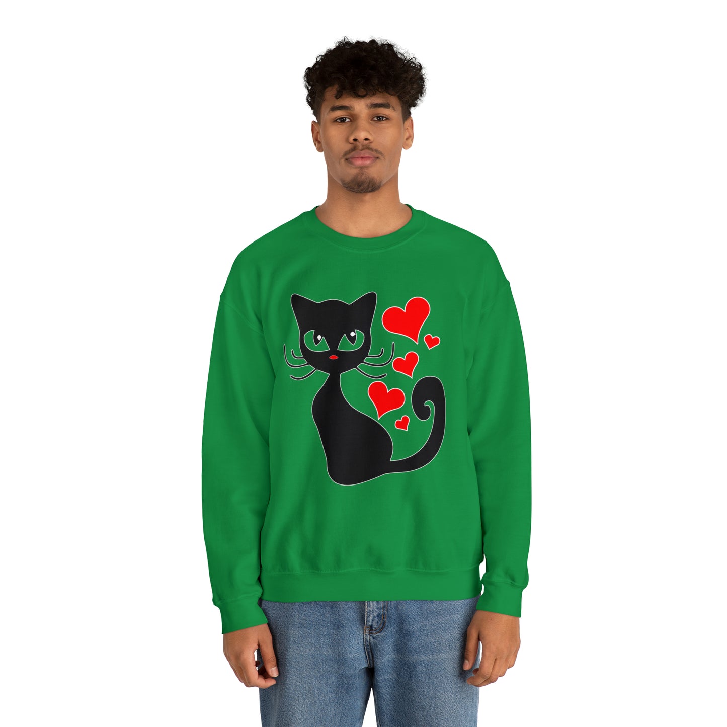 Sexy black cat Crewneck Sweatshirt