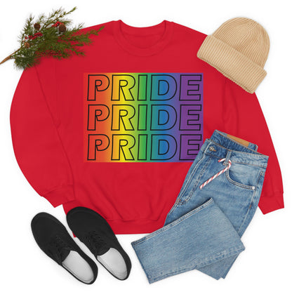 Pride Pride Pride Crewneck Sweatshirt