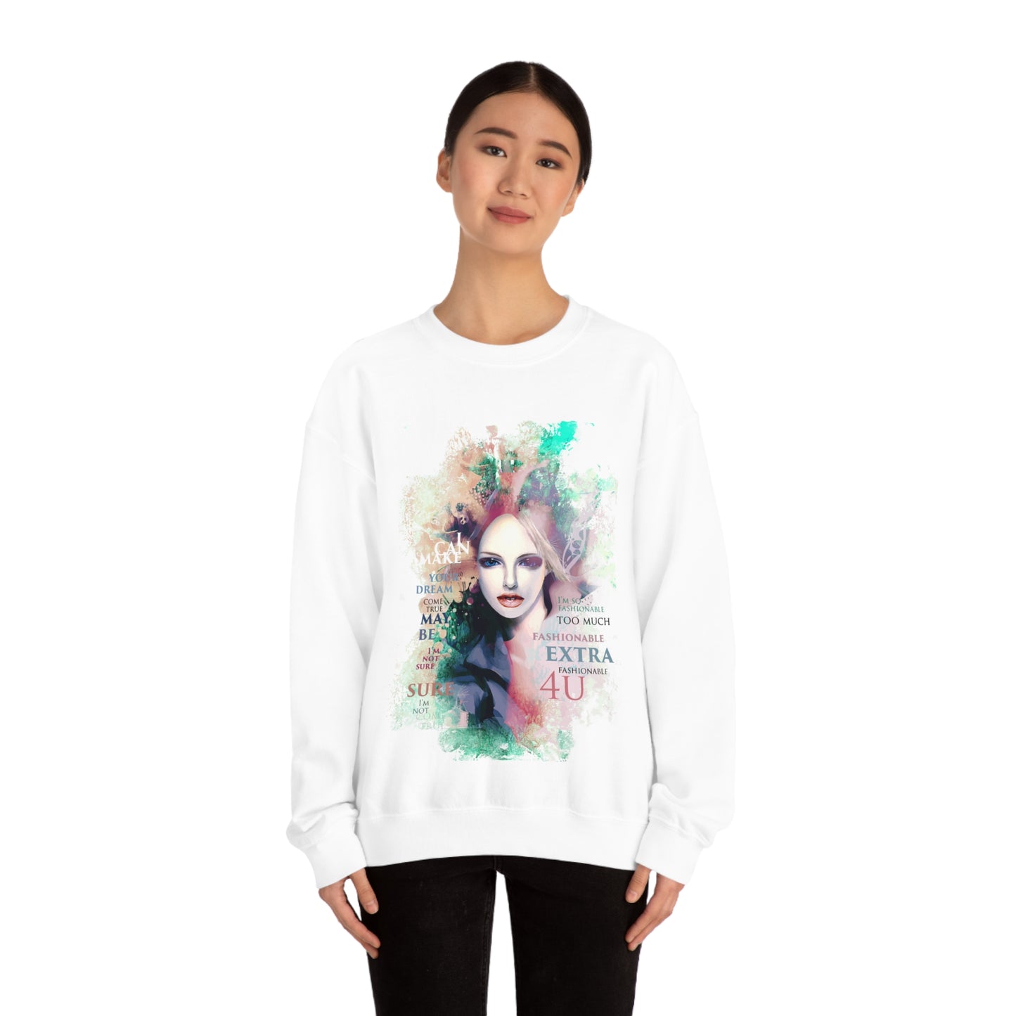 Fashionable Extra Crewneck Sweatshirt