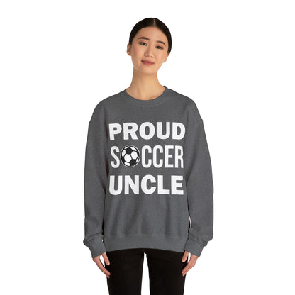 Proud soccer uncle Crewneck Sweatshirt