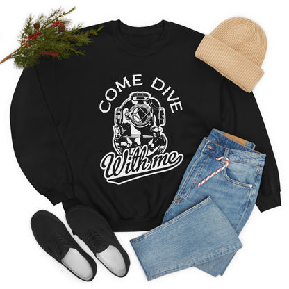 Dive with me Crewneck Sweatshirt