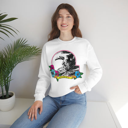 Hawaii Waves Crewneck Sweatshirt