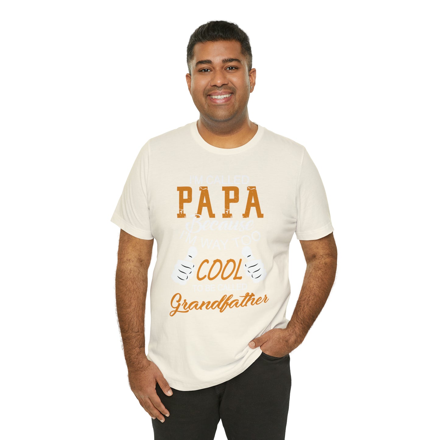 Papa Way 2 Cool to Be Called Grandfather T-Shirt