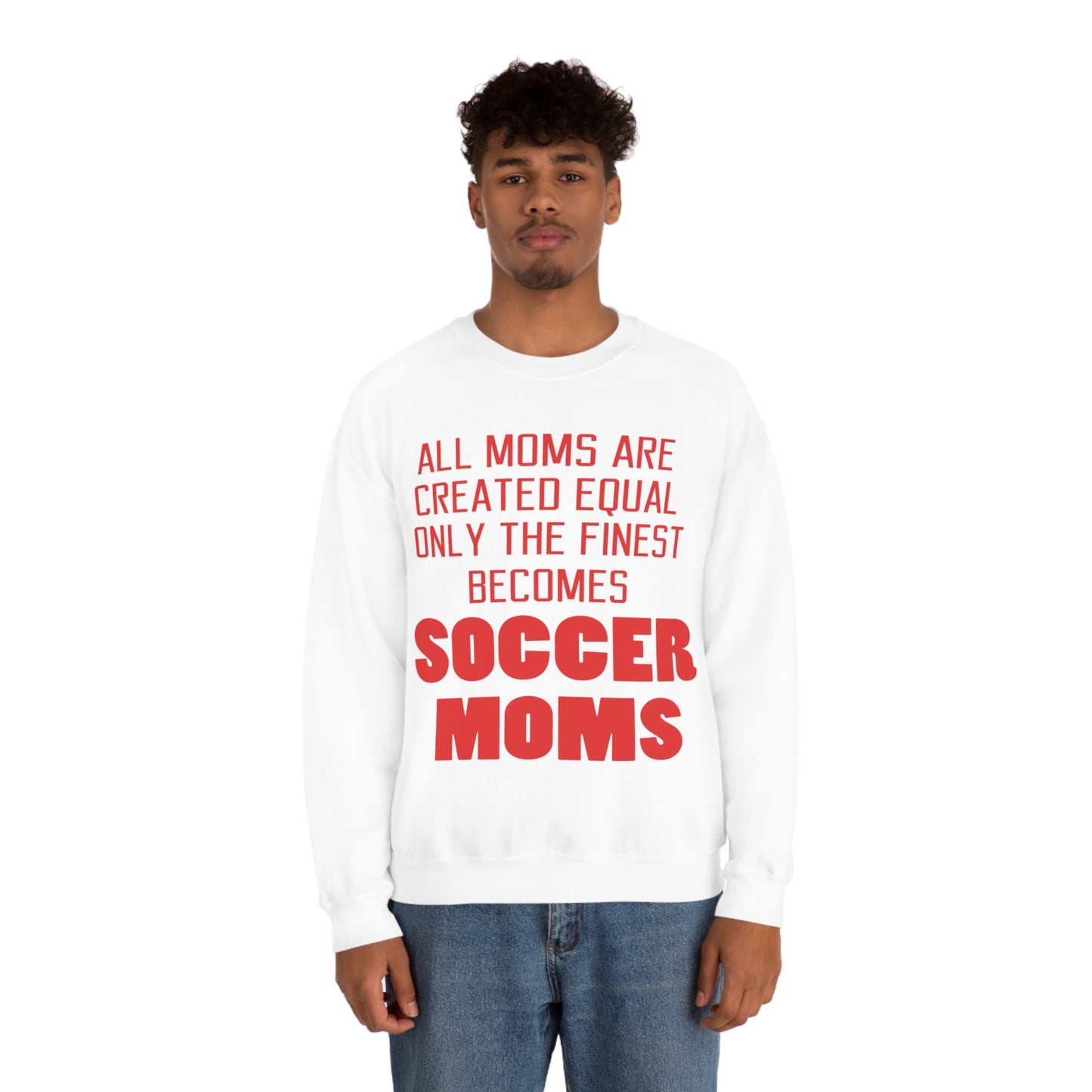 Finest soccer mom Crewneck Sweatshirt