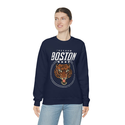 Boston Freedom Tiger Crewneck Sweatshirt