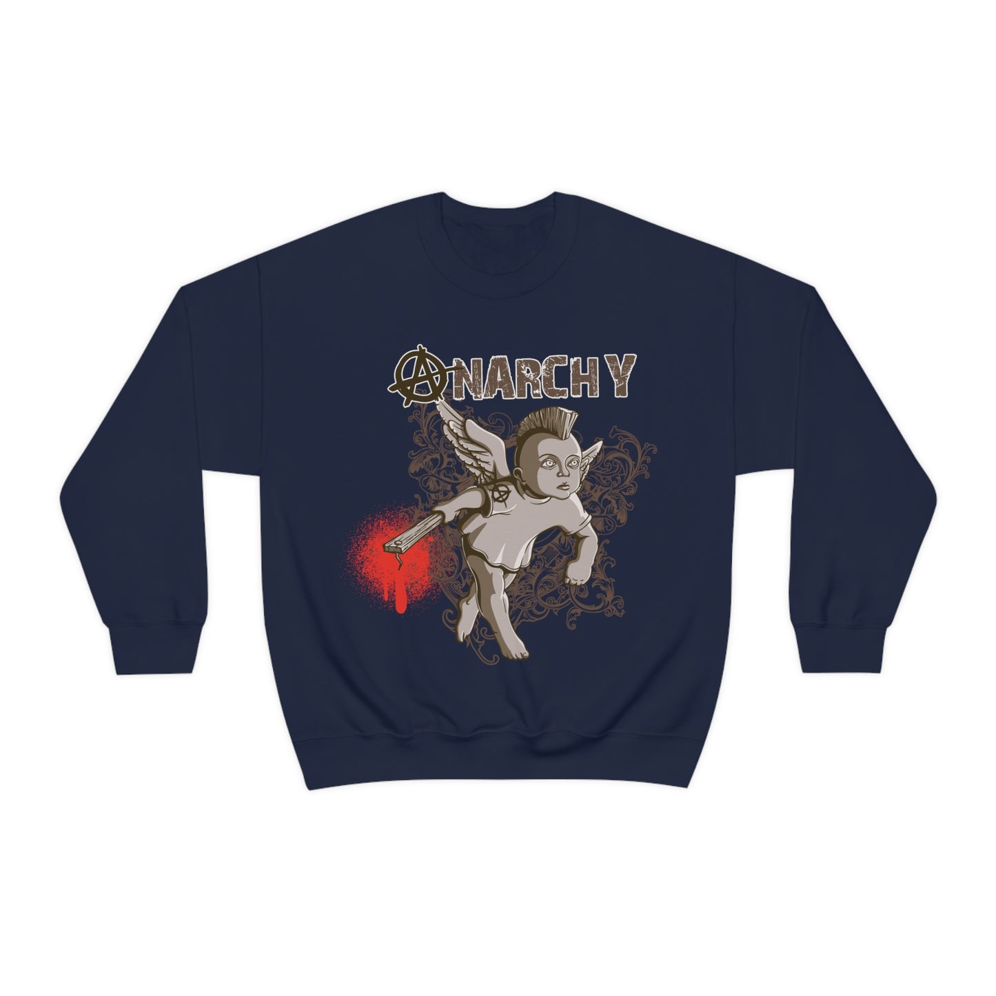 Anarchy Angel Crewneck Sweatshirt