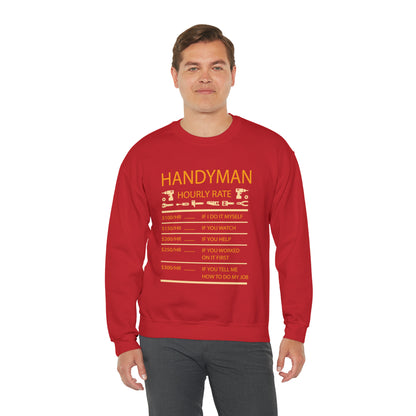 Handyman Hourly Crewneck Sweatshirt