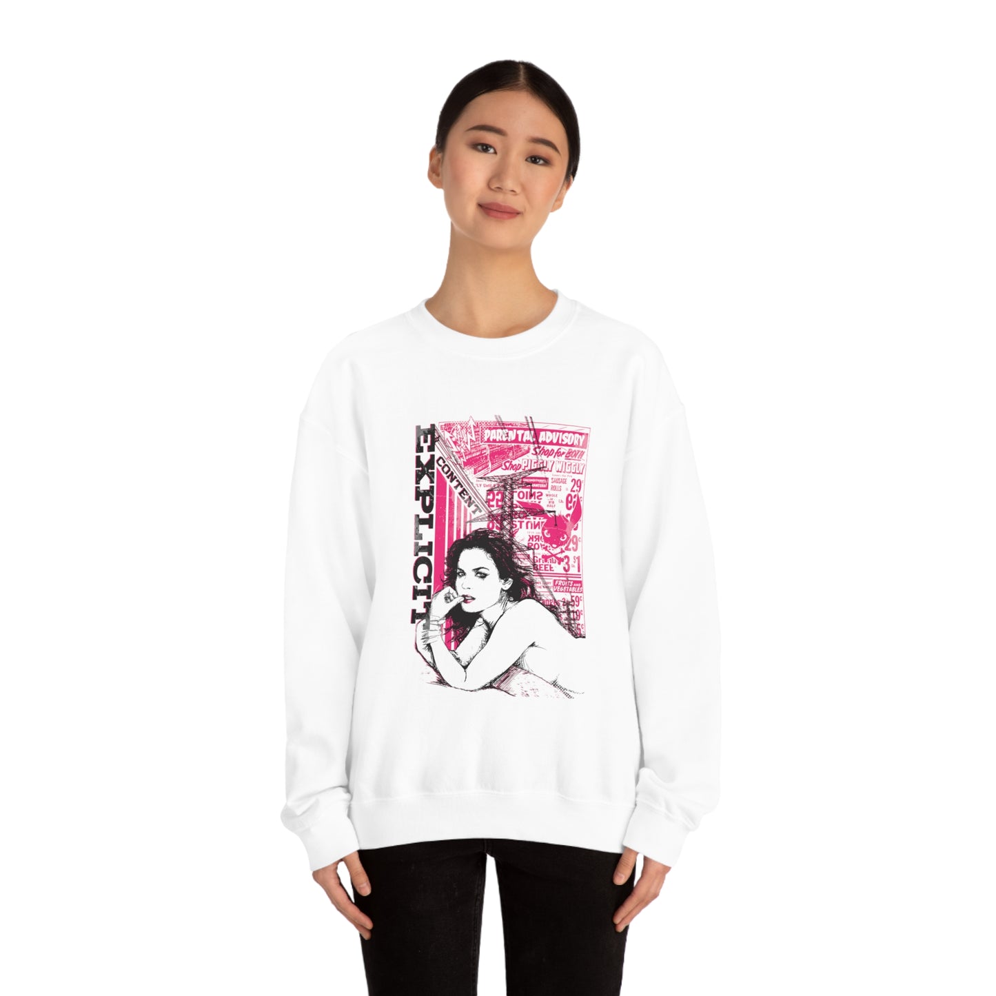 Explicit content Crewneck Sweatshirt