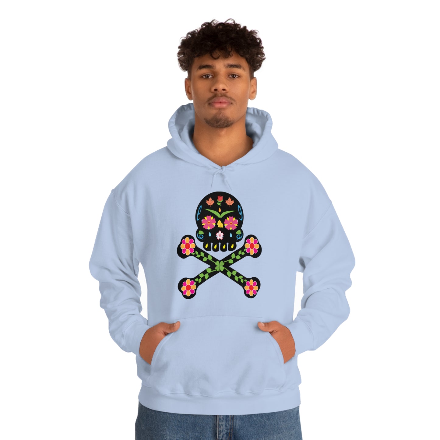 Day of the Dead Skull Hoodie