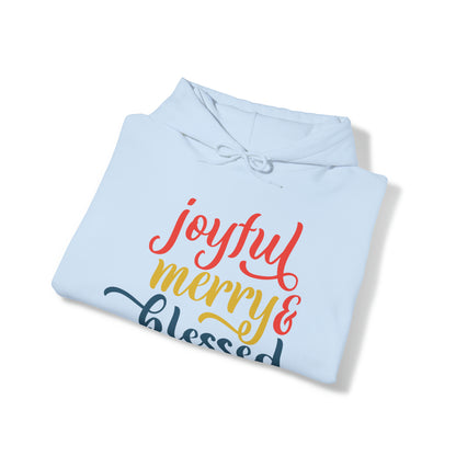 Joyful-Merry-blessed Christmas Hoodie