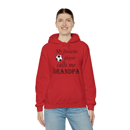 Grandpa Favorite Soccer Player Hoodie