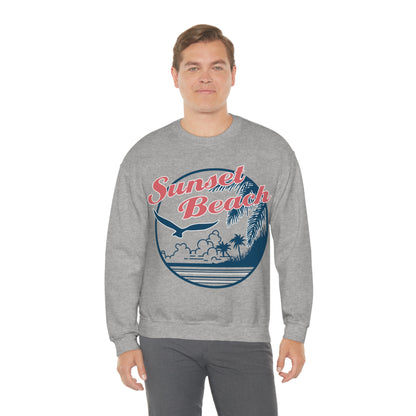 Sunset Beach Crewneck Sweatshirt