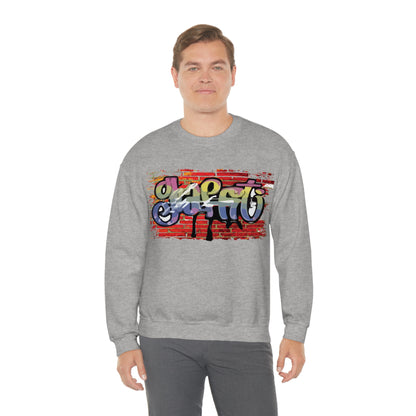 Graffiti on a wall Crewneck Sweatshirt