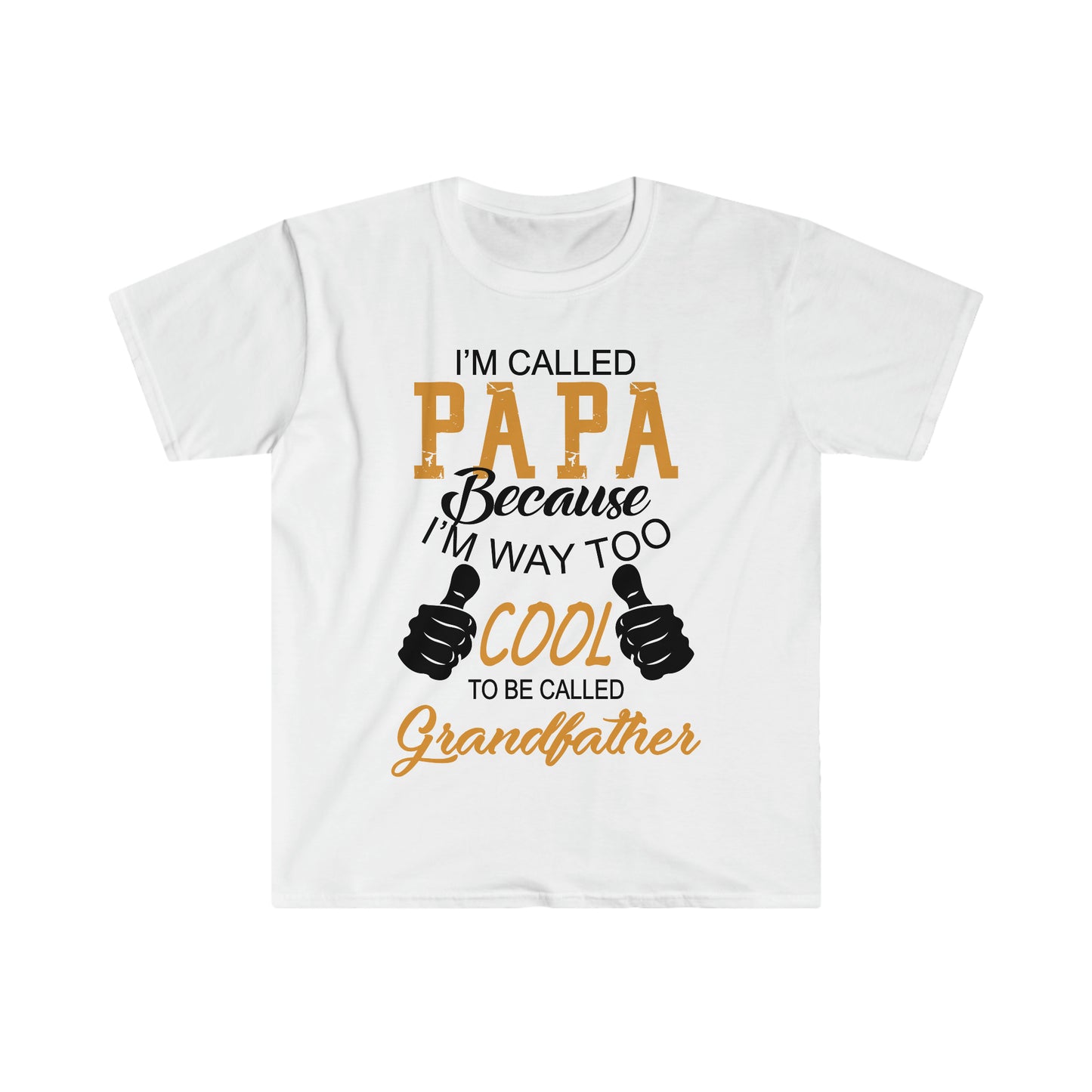 Papa Way Too Cool to Be Called Grandfather T-Shirt