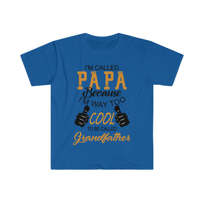 Papa Way Too Cool to Be Called Grandfather T-Shirt