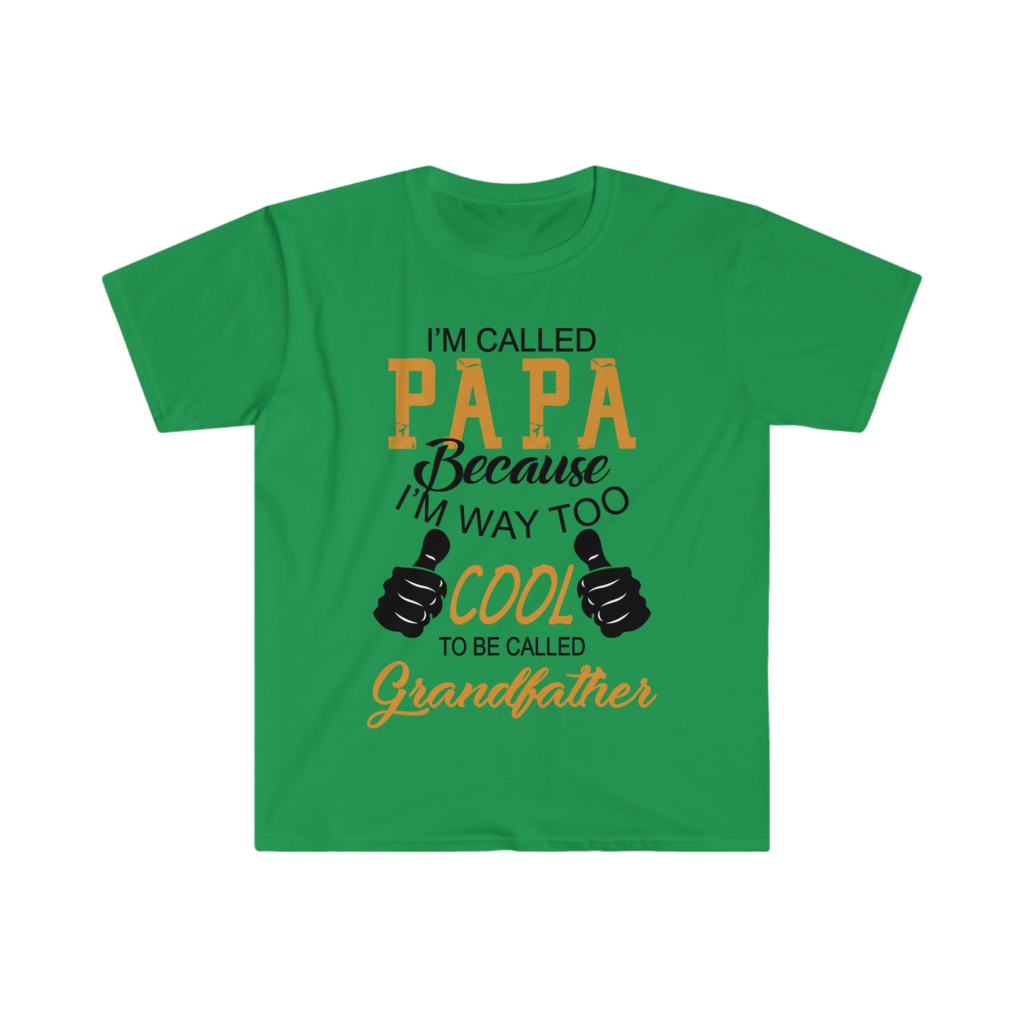 Papa Way Too Cool to Be Called Grandfather T-Shirt