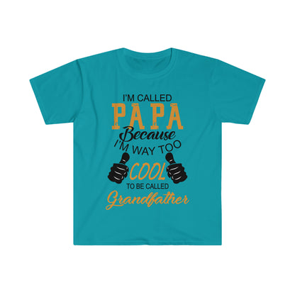 Papa Way Too Cool to Be Called Grandfather T-Shirt