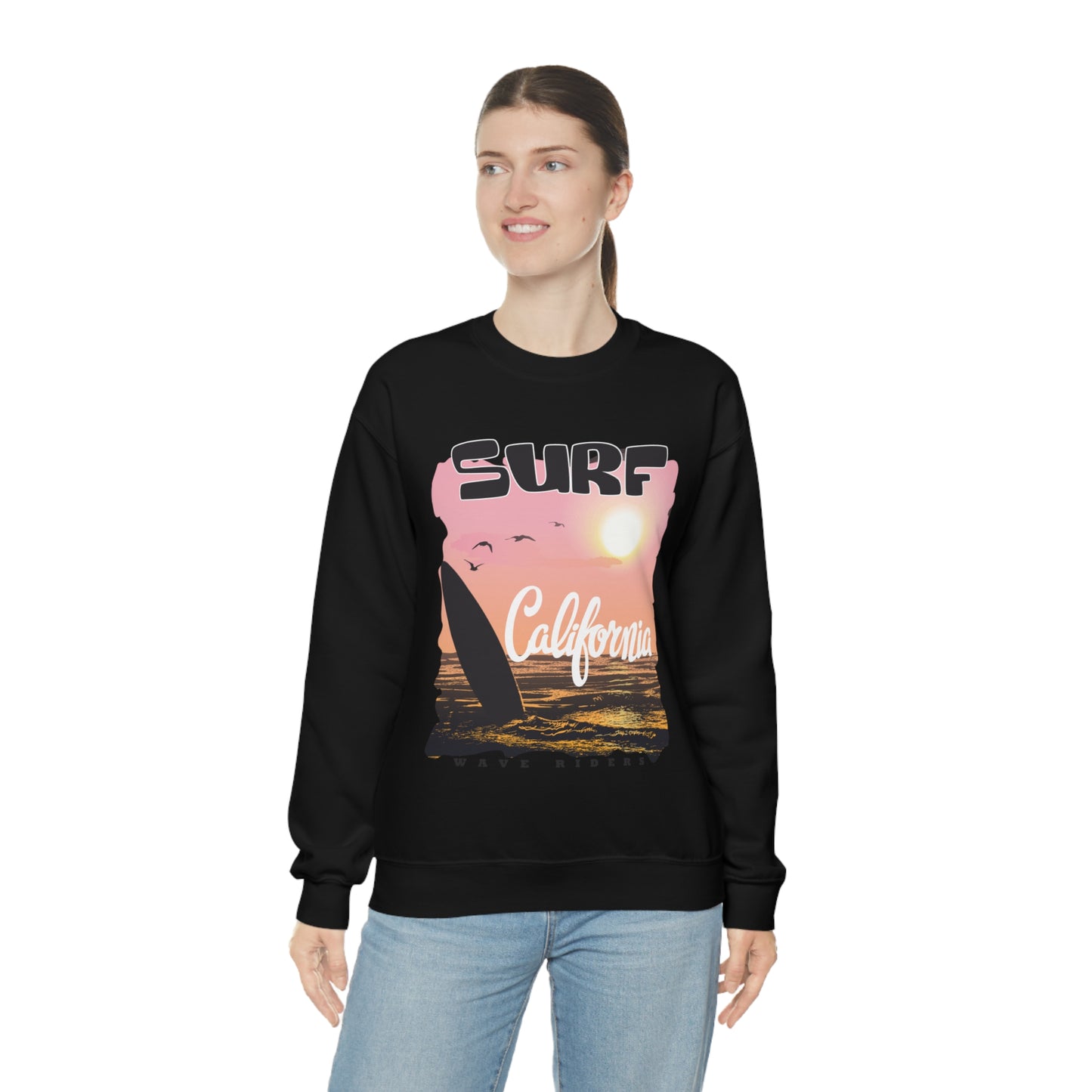 Wave Riders California Crewneck Sweatshirt