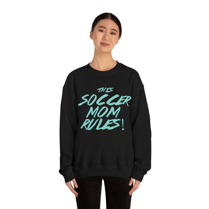 Soccer mom rules Crewneck Sweatshirt