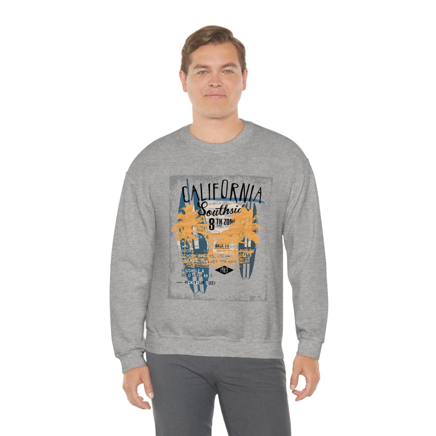 Cali SouthSide Surf Crewneck Sweatshirt