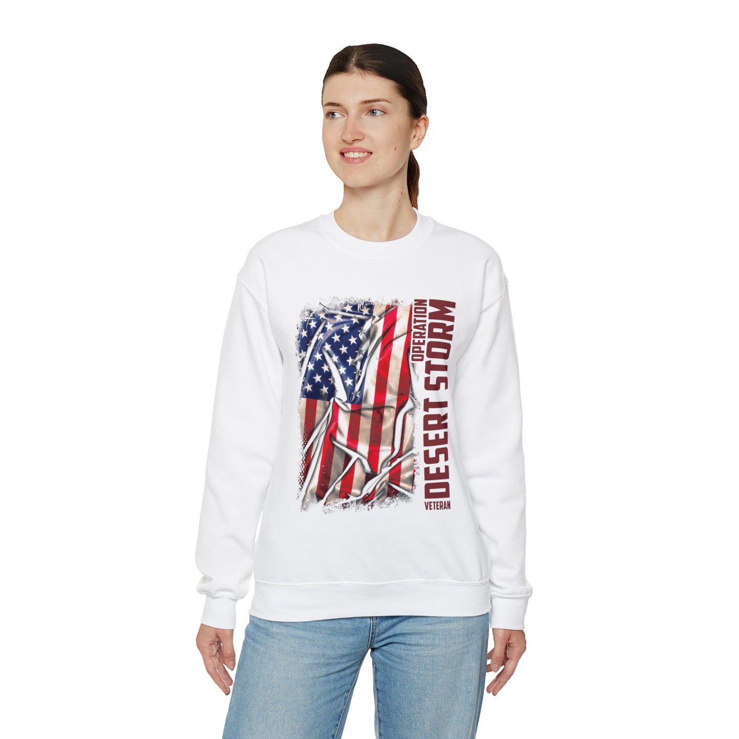 Operation desert storm Veteran Crewneck Sweatshirt