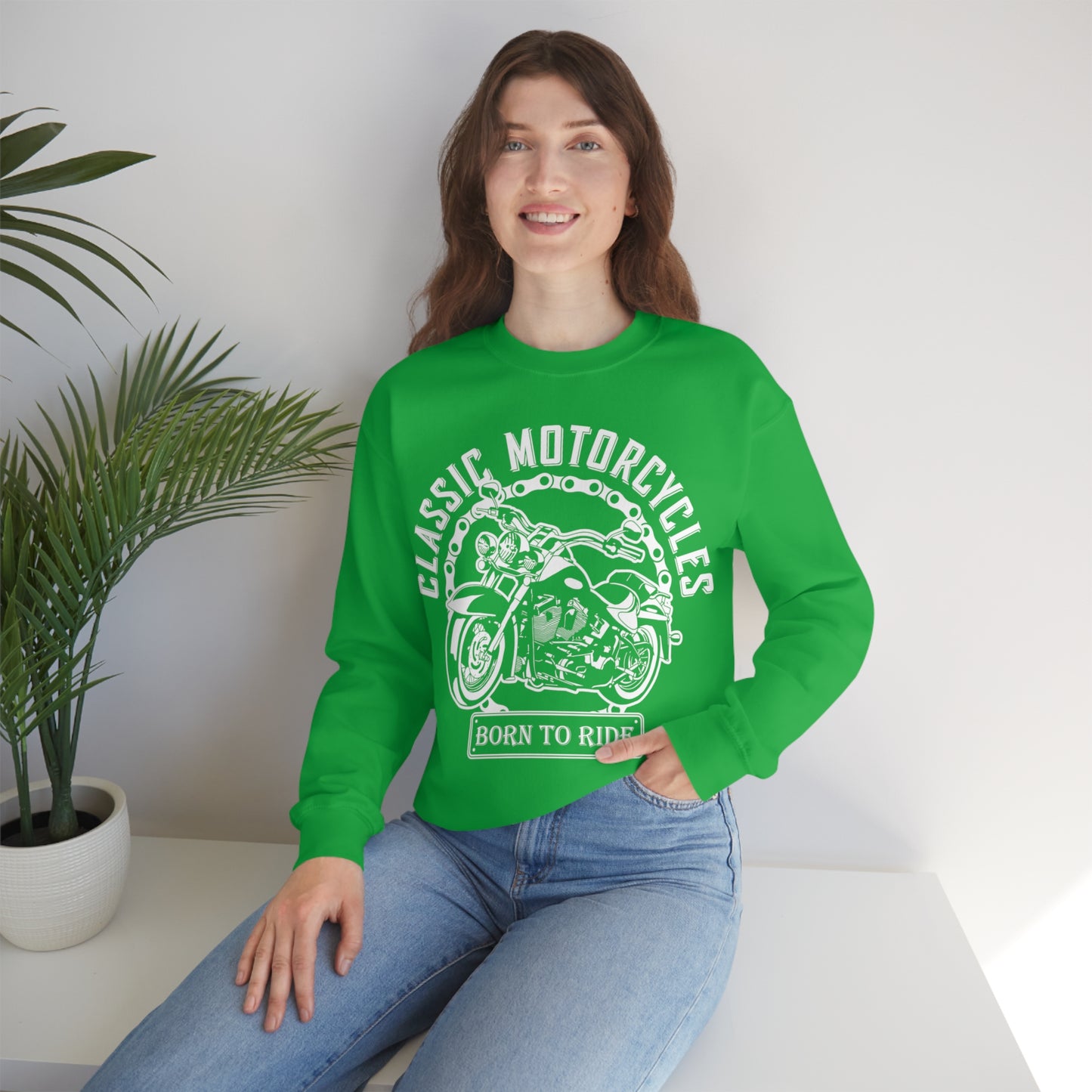 American cycles born to ride Crewneck Sweatshirt