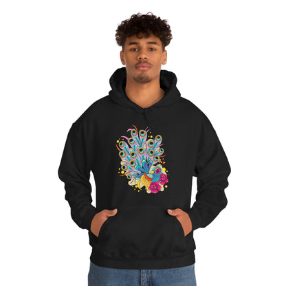 Colorful Peacock Hoodie