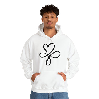 Heart symbol Love Infinity symbol Forever Hoodie