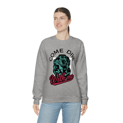 Come dive with me Crewneck Sweatshirt