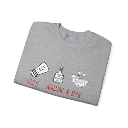 Woman loves tequila Crewneck Sweatshirt