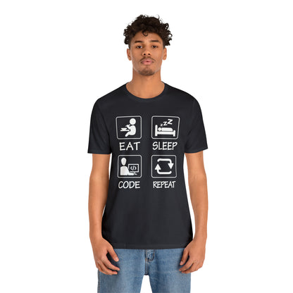 Eat sleep Code Repeat T-Shirt