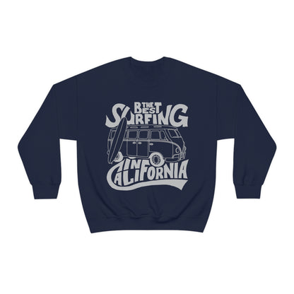 California Best Surfing Crewneck Sweatshirt