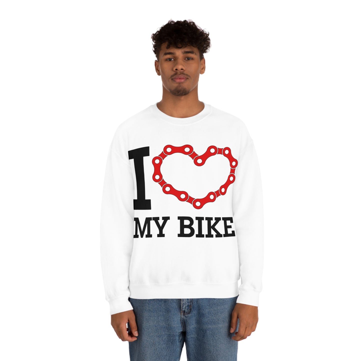 I love my bike Crewneck Sweatshirt