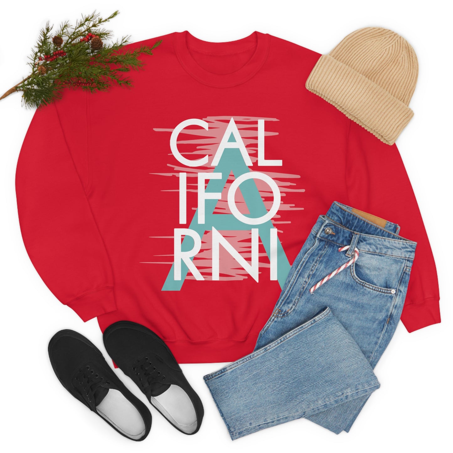 California tee Crewneck Sweatshirt