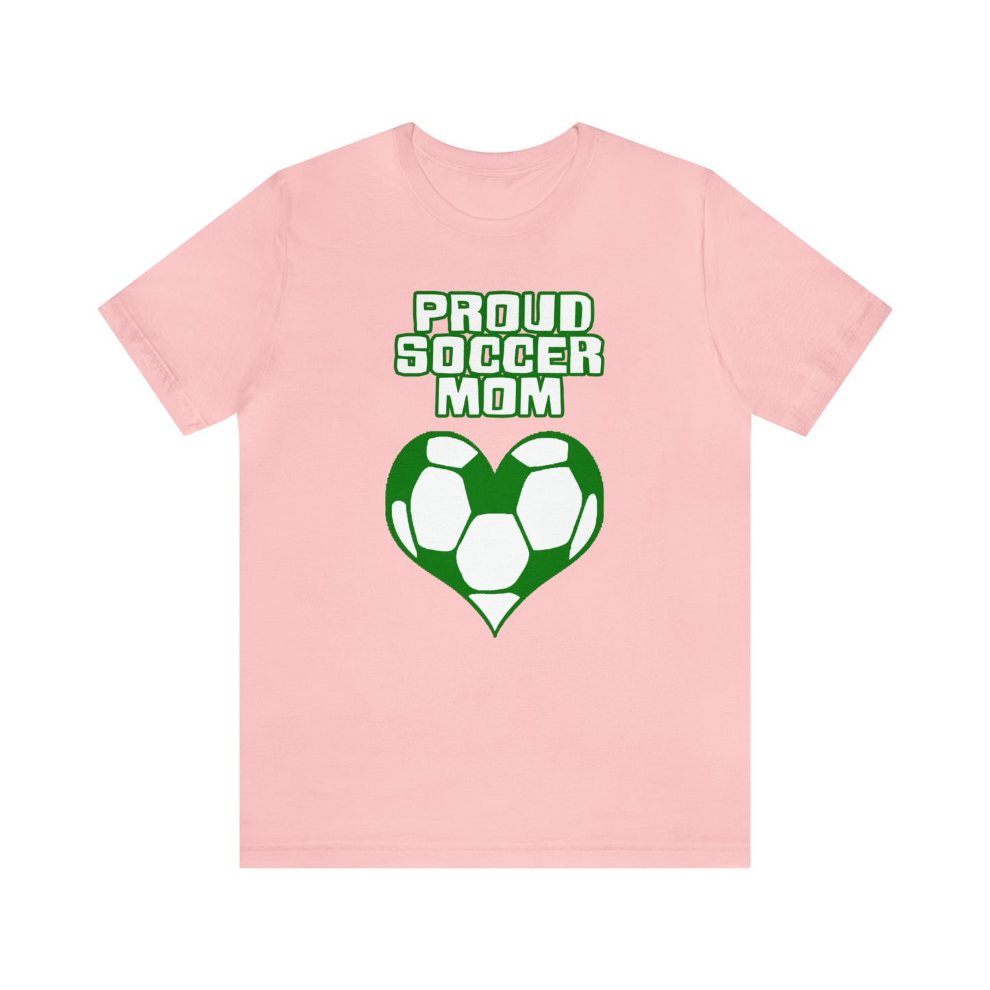 Proud -soccer-mom Heart T-Shirt