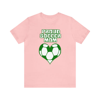 Proud -soccer-mom Heart T-Shirt