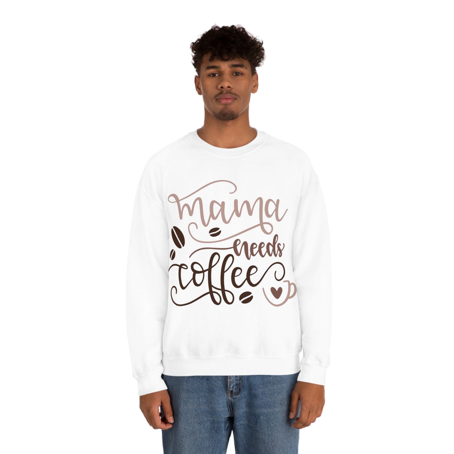 Mama_needs_coffee Crewneck Sweatshirt