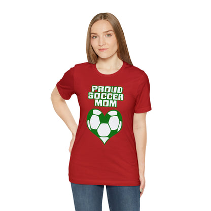 Proud -soccer-mom Heart T-Shirt